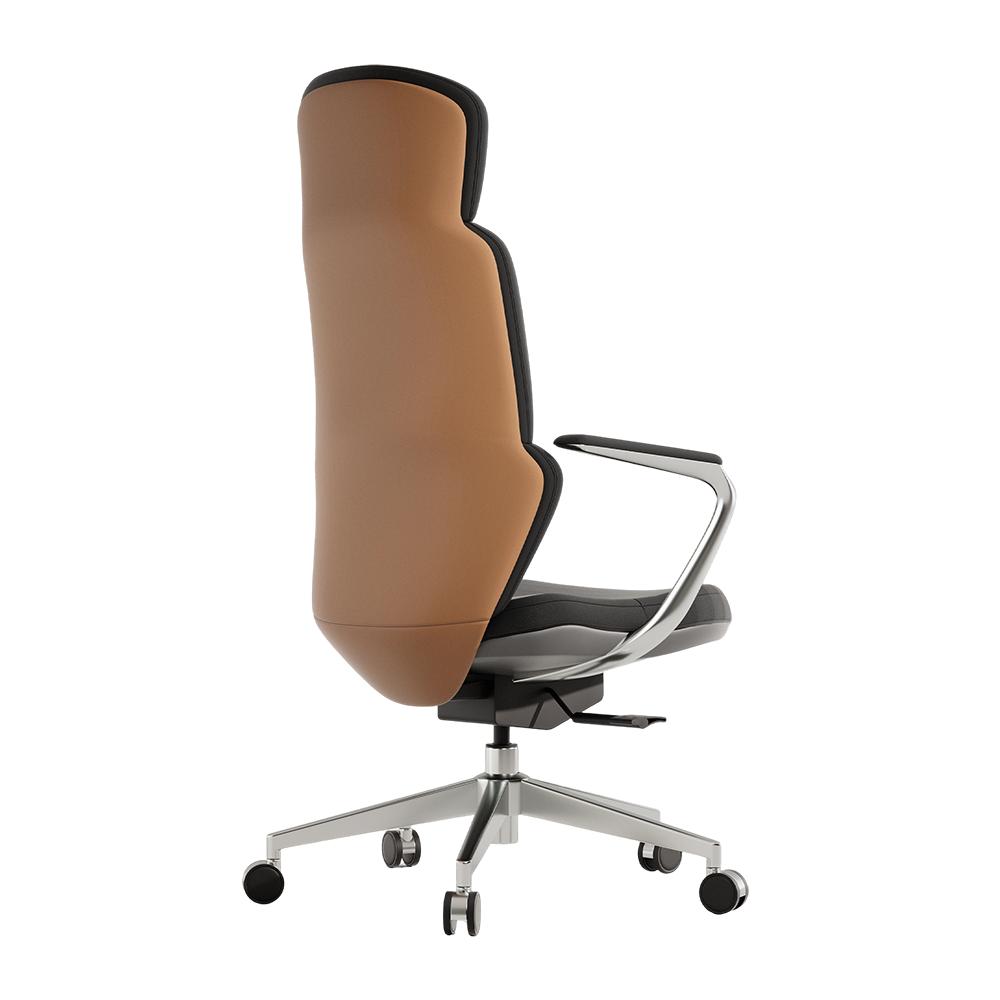 Leather chair with classic design