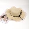 New Creative Wave Edge Ladies Sunscreen Beach Hat Straw Outdoor Sun Hat Fairy Straw Hat