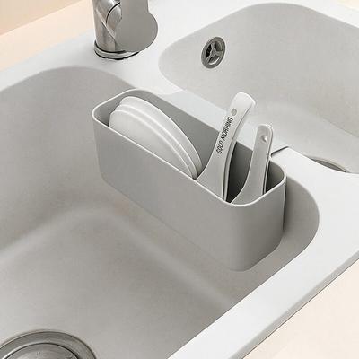 Kitchen Sink Hanging Drain Basket Sink Kitchen Waste Storage Basket Multi-function Sink Rack Hanging Basket