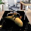 1PC Moon Boy Non-Slip Floor Carpet Compatible for Office&Living Room&Dining room - Flat-Weave Machine- Soft & Pattern-E244