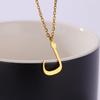 Arabisch Alfabet Ketting Voor Vrouwen Mode Simpel Roestvrij Staal Letter Choker Ketting Geluks Amulet Moslim Vrouwen Sieraden