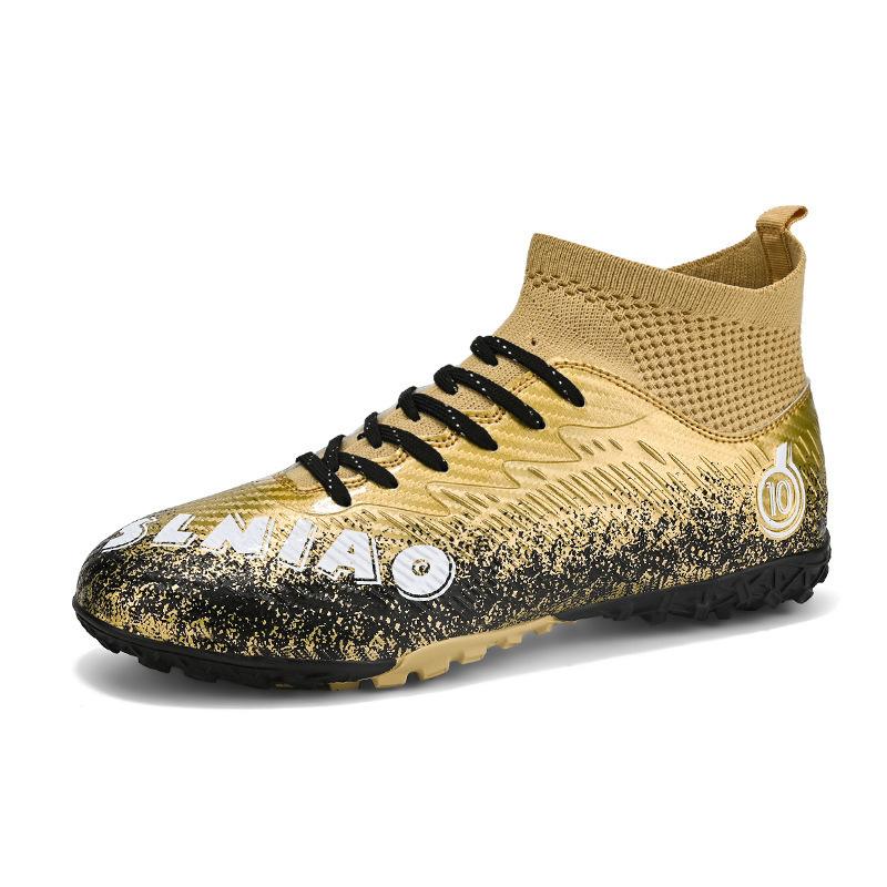 Children's Football Shoes Men's High Top Adult Student Professional Game Training Long Nails Broken Nails Sneakers