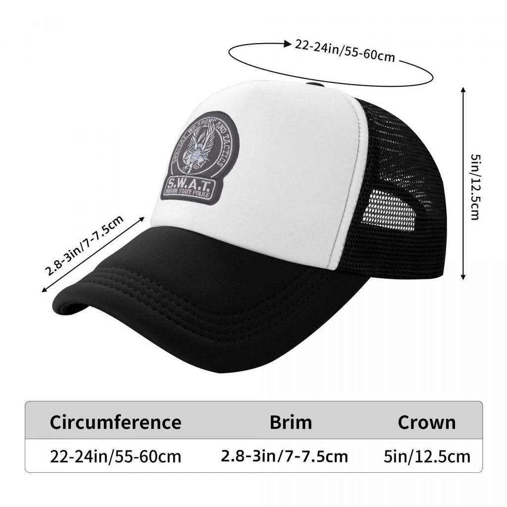 Printed Army AWAT Eagle Pool Party Mesh Baseball Caps Men Camping Female Beach Sunscreen Hat Hip Hop Trucker Cap