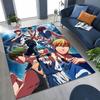 Karatka Kuroko Anime Rysunkowy Dywanik do Sypialni Salonu Kanapy Domowy Wycieraczka Dekoracja, Duży Dziecięcy Antypoślizgowy Dywanik Podłogowy