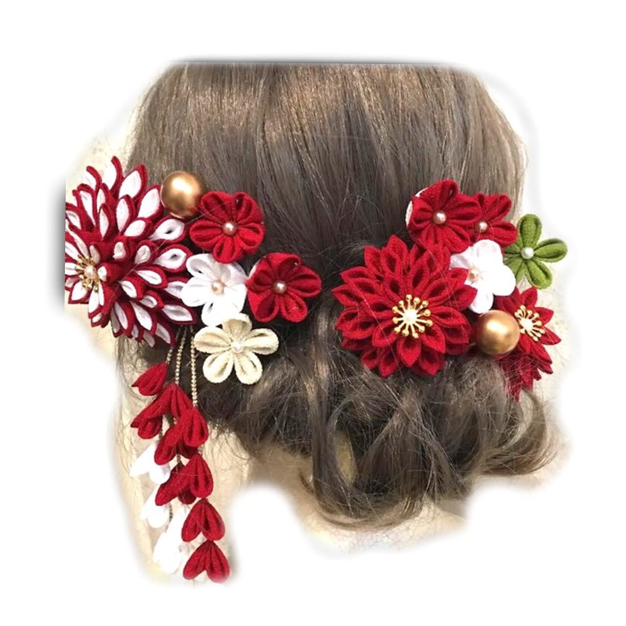 

Hair Ornaments for Celebrating New Beginnings Japanese Headpieces for and Graduations Lulu s - Coming-of-Age Ceremonies, Weddings,