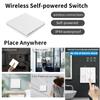 For Tuya Wifi RF 433 MHz Wireless Remote Control Switch Module Self Powered No Battery Needed Alexa Compatible Wall Switch 16A M