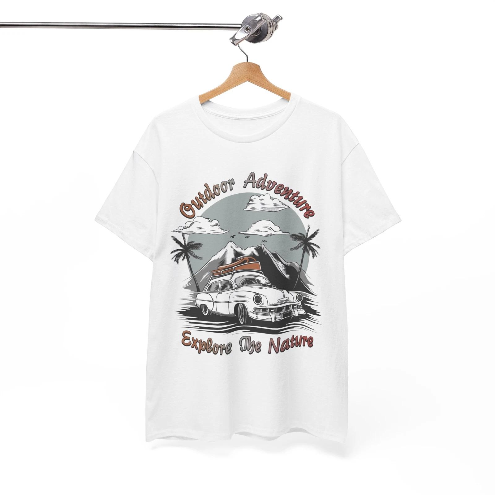 Outdoor Adventure, Explore The Nature T-Shirt | Travel Enthusiast’s Go-To Tee S