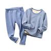 Warmer Winter-Unterwäsche-Set für Kinder mit Fleece-Futter: Herbstliche Thermoschicht & Homewear für Mädchen und Jungen