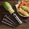 AEE4-4 Pack Vegetable And Fruit Coreer Vegetable Cutter Vegetable And Fruit Coreer Spiral Coreer Fruit Coreer Tool