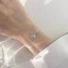 925 Degree Silver Bracelet Girls Summer Light Luxury Niche Design Double-Layer Knotted Semi-Simple Bracelet Jewelry
