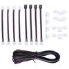 Feb.16.4FT(5M) 4-Pin RGB LED Strip Extension Cable,LED Strips Connectors Kits For 5050 Flexible RGB LED Strip Light