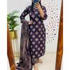 Indian Women Party Wear Kurta Pant Dupatta Set Bollywood Top Tunic Kurti Dress VF-20190