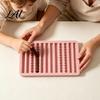 Flexible Soap Crafting Mold Silicone Chocolate Rod Mold 12 Cavity Non-stick Baking Tray Heat Resistant Molds Strip for Oven And Refrigerator Kitchen