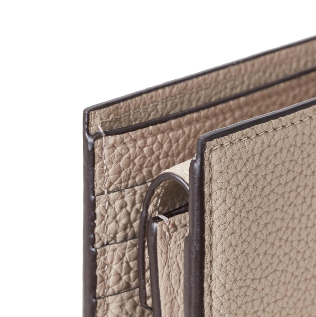 Bifold Wallet Bottarato Leather Finest Genuine New Enrollment Celebration [BONAVENTURA] [Bonaventura] Men's (Shrink Leather) [Beige] Wallet, Europe's