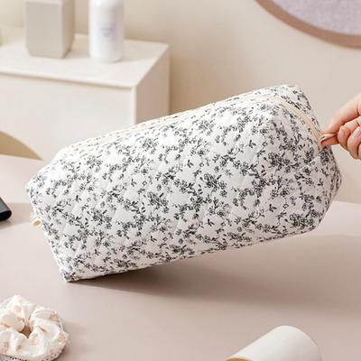 Portable Quilting Cotton Hair Dryer Storage Bag Large Capacity Dustproof Carrying Case Multifunctional Printing Storage Bag
