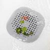 Square Shower Silicone Drain Cover Hair Debris Catcher with Suction CupsDrain Stopper Suitable for Bathroom Bathtub Kitchen