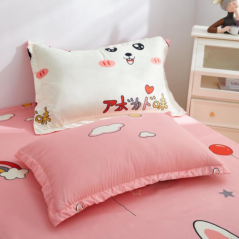 Rectangle Pillows Cover Printed Pillowcase 2pcs Soft Pillow Case funda almohada Home Bed Pillowslip 48x74cm Cushion Covers