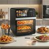 Air Fryer 10L, Large Capacity Oil-Free Air Fryer Oven, 1800W Digital Touchscreen, 8 Preset Cooking Functions, Viewing Window & Interior Light