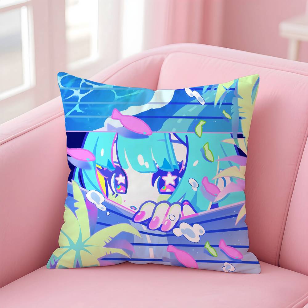 Game M-Muse D-Dash Pillow Case Comfort Sofa Bed Silky elegant Invisible zipper Custom Decorative cushion cover