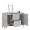 Vidaxl Cabinet, Concrete Gray, 101X35X70 Cm, Wood-Based Material