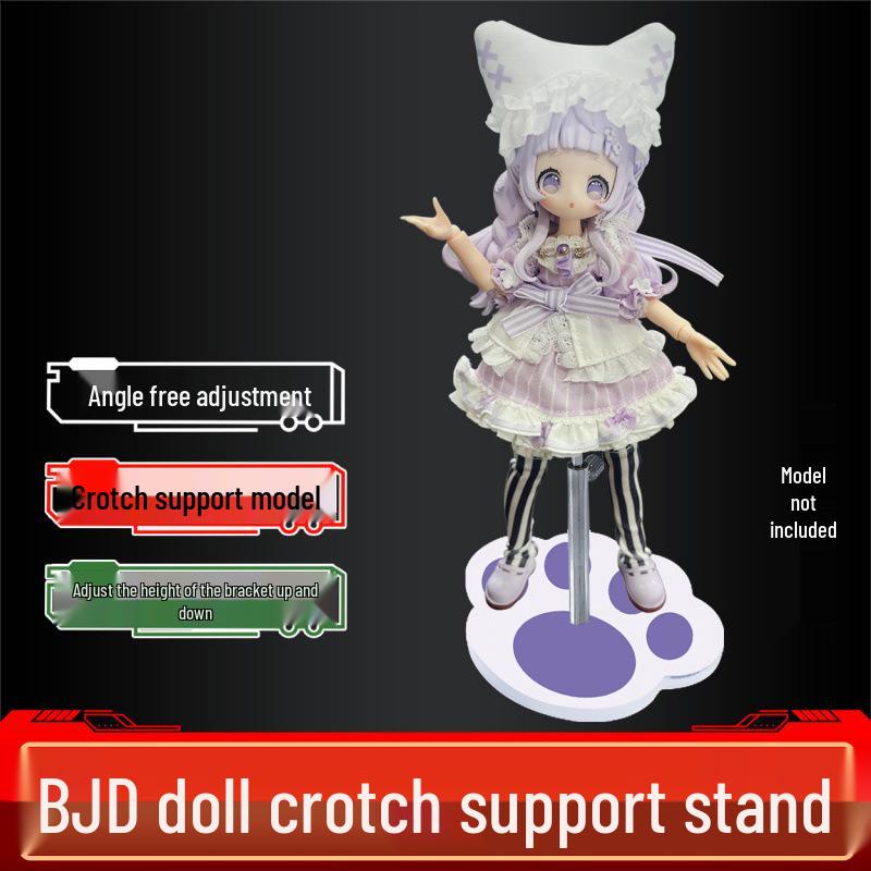 

Креативна підставка для BJD-ляльки з регульованою основою-лапкою кота та слотом для карт T-10-6: Orange 4.5mm