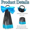 Synthetic Kids Braided Ponytails Headwear Kids Hairpiece Wig  Daily Wear