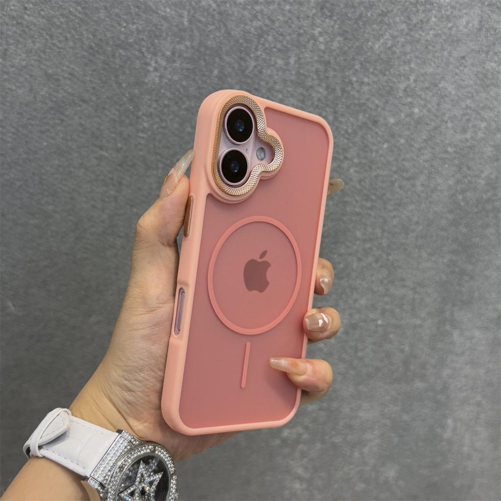 Luxury Matte Clear For Magsafe Hit Color Shockproof Bumper For iPhone 16 15 14 Plus 13 12 11 Pro Max Lanyard Strap Magnet Cover