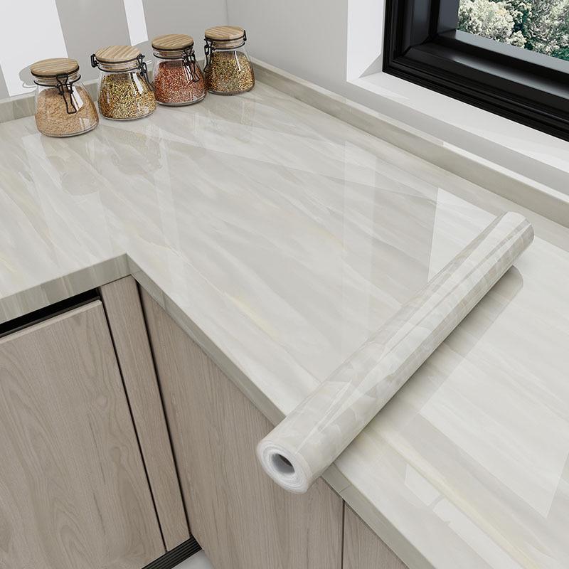 Eco-Friendly Kitchen Anti-Oil Stickers: Self-Adhesive, Waterproof, Heat-Resistant Tile and Stove Top Renovation Wallpaper.