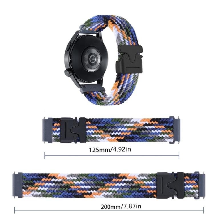 Breathable Sweat Resistant Nylon Watchband Quick Dry Material Secure Parachute Buckle 20mm Compatibility for Watch 5 6 7