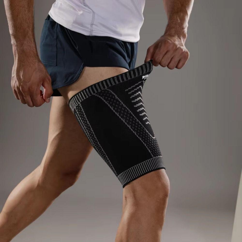 Breathable Thigh Compression Sleeve Elasticity Sports Sock Sleeves Compression Leg Sleeves  Yoga