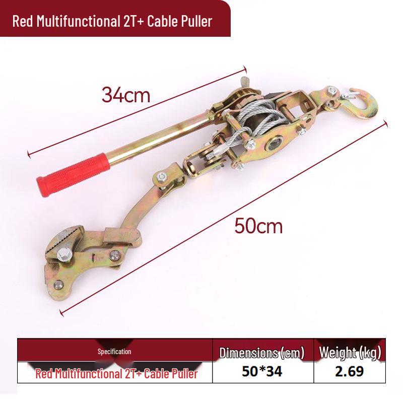 Multi-Spec Steel Wire Rope & Double Hook Tightener
