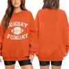 Unisex Lightweight Long Sleeve Neck Pullover Sweatshirt with Graphic Print for Men and Women