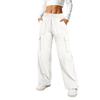 Pantaloni Casual Larghi da Donna – Pantaloni Cargo Asciugatura Rapida con Coulisse