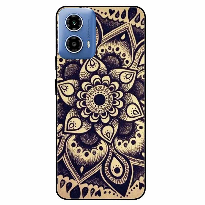

For Moto G34 5G Case G 24 Soft Silicone Fashion Animals TPU Bumper for Motorola Moto G24 G04 Painted Phone Covers Luxury Capa Moto G34 5G