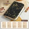 Schmucknotizbuch goldenes Aufbewahrungsbuch Reißverschluss Anti-Oxidation leichter Luxus High-End-Schmuck tragbar Reise Samt High-End-Aufbewahrungstasche