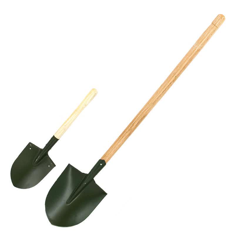 ICEY ZHll-163 Series Wooden Handle Shovel