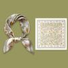 Literary small floral summer 100%  mulberry silk shawl age-reducing fashion neck protection professional scarf
