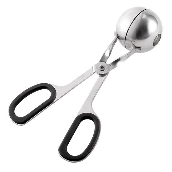 Cucchiaio per polpette manuale in acciaio inossidabile ecologico antiruggine per biscotti di polpette per la casa