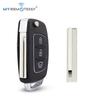 MYREMOTEKEY FCC ID RKE-4F08 Flip Remote Key Shell for Hyundai Santa Fe Accent 3 Button