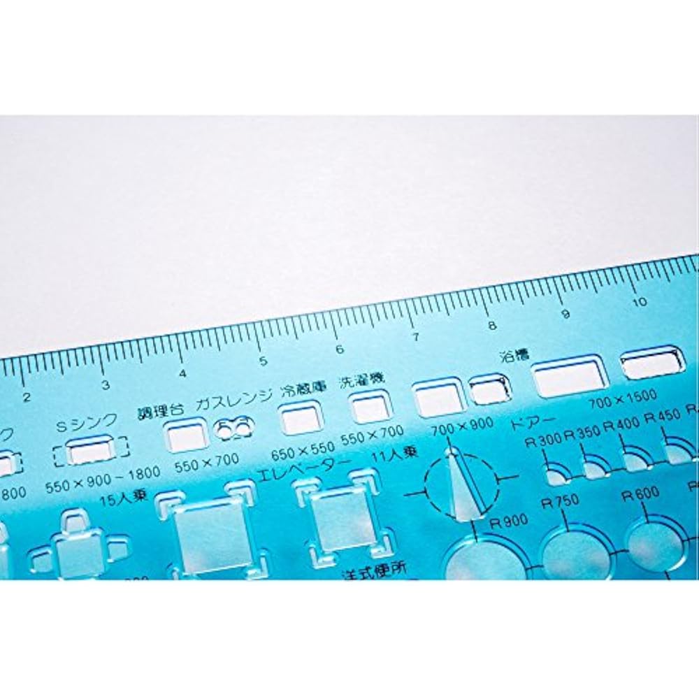 Staedtler Template Room Layout Ruler (Small) 1 Sheet 976 08