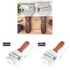 Modern Stainless Steel Truffle Slicer With Wooden Handle Multifunction Cheese And Chocolate Cutter For Gourmet Cooking