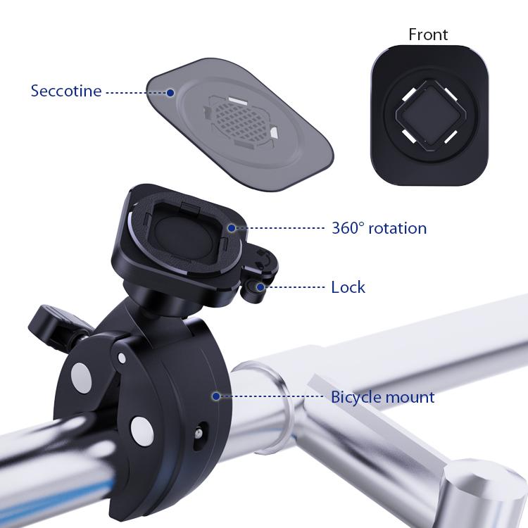 Taiworld Handlebar Mobile Phone Holder Bike Smartphone Mount Bicycle Holder Motorcycle Phone Holder for Bike Mount Magnetic