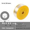 Transparent High-Pressure Pneumatic Air Hose: 8x4.5, 6x3.7, 9x6, 12x9 Sizes