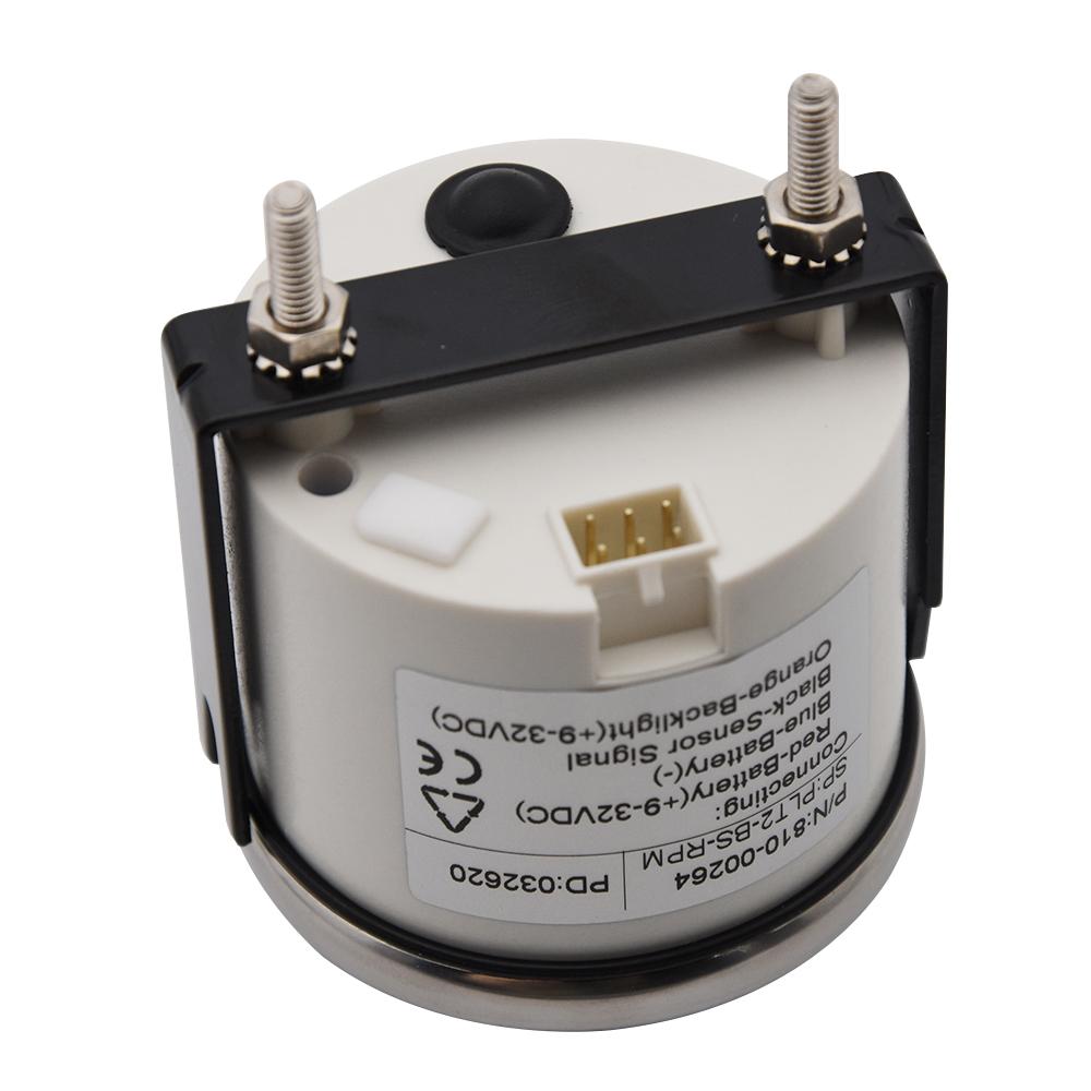 Contor tahometru 0-999 RPM cu contor orar 52 mm Indicator tahometru digital cu lumină de fundal roșie pentru mașină, barcă, iaht, RV, rulotă