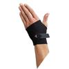Omtex Elasticized Fabric Hand and Thumb Support, Cotton-Nylon-Spandex Blend, Free Size - 1 Count, Black, Orthopedic Style Wrist Grip Band for Han