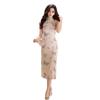 [Butterfly Language] New Chinese Dress Women's Improved Cheongsam National Style 1011 Summer Retro Temperament Gentle Sleeveless Dress