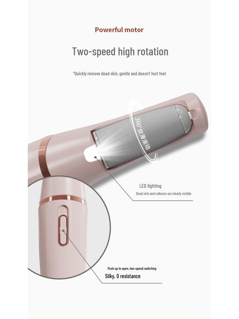 Xiji Electric Foot File Pedicure Tool for Dead Skin & Callus Removal