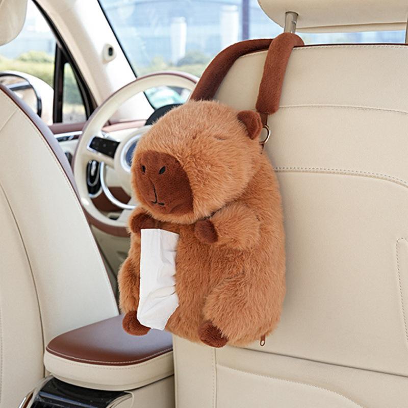 Capybara Car Hanging Tissue Box Holder