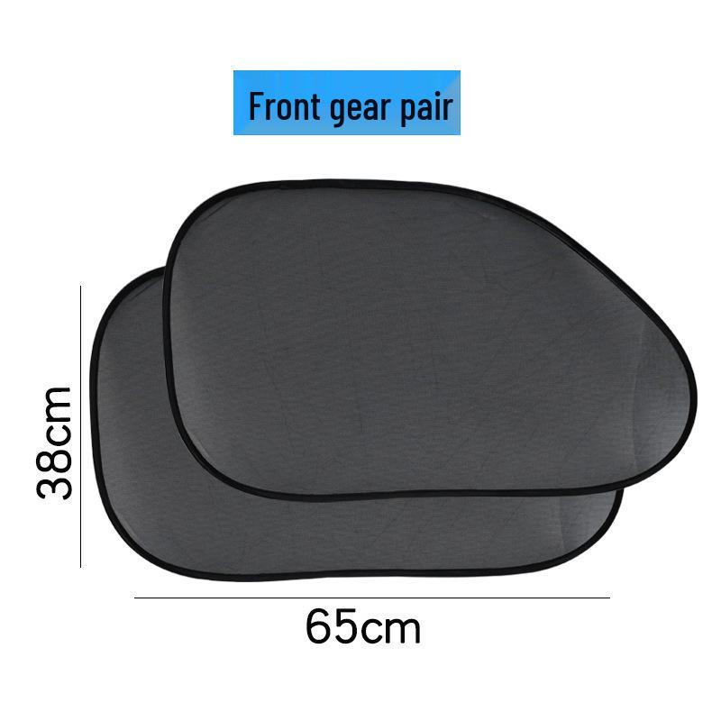 Foldable Reflective Car Windshield Sunshade, Silver Heat Insulation, Blocks Sunlight for Interior Protection.