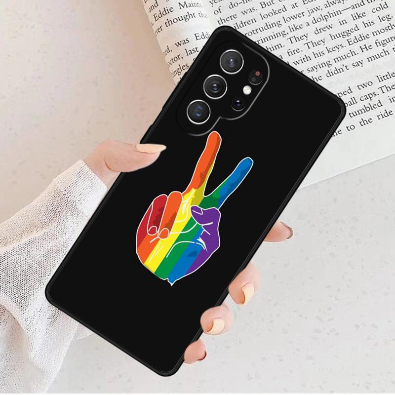 Gay Pride LGBT Rainbow Flag Phone Case For Samsung Galaxy S25 S23 S30 S8 S21 S20 FE S24 S22 Note 10 20 Plus lite Ultra